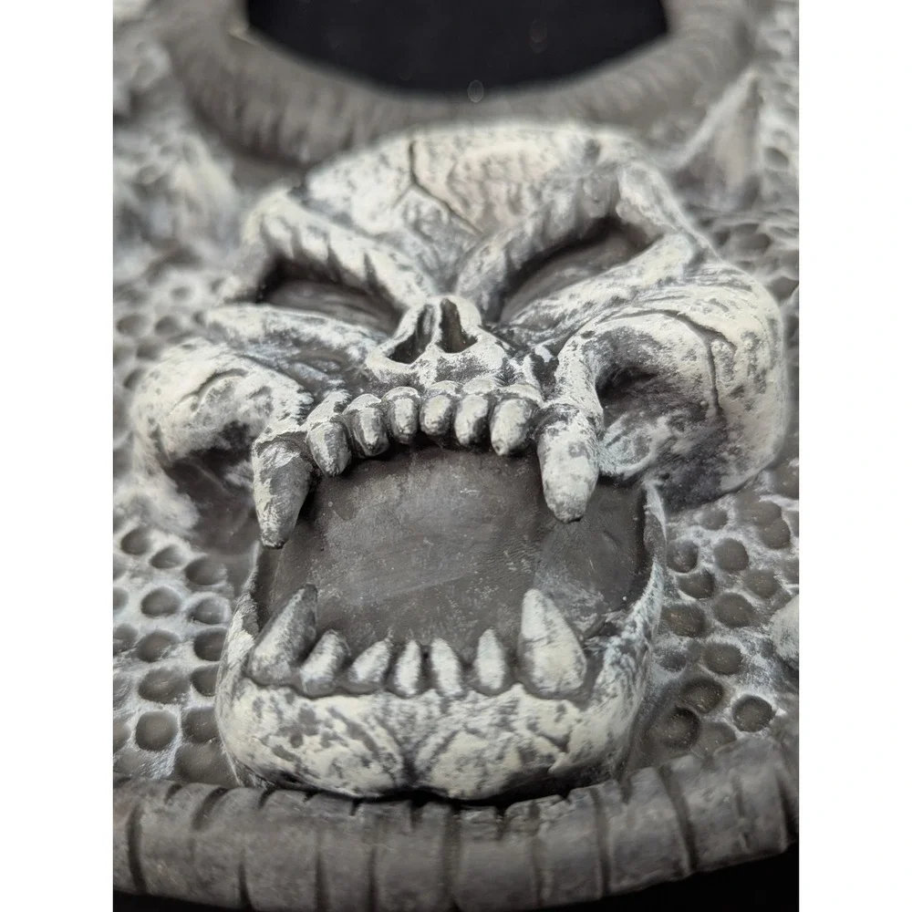 Vintage Rubie's Costume Co Inc Latex Skull & Spikes Collar Halloween Horror